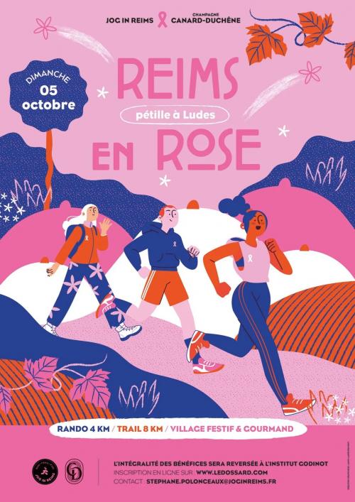 Octobre Rose : Reims en Rose (Ludes 51500, Marne - dimanche 5 octobre 2025)