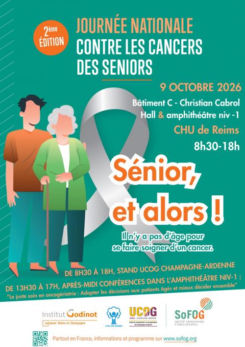 Journée Nationale contre les cancers des Séniors (Reims, le 9 octobre 2026)