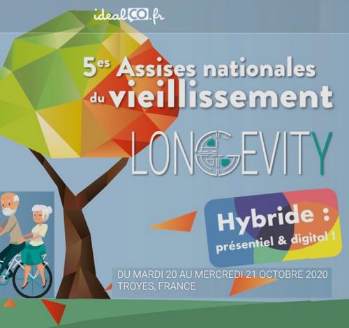 5ème Assises Nationales du Vieillissement / Longevity (Troyes, 10000, Aube - 20 et 21 octobre 2020)