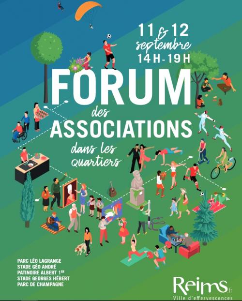 Forum des Associations (Reims, 11 et 12 septembre 2021, 14h-19h)