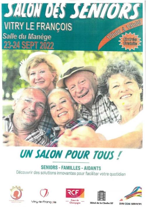 Salon des Séniors (Vitry-Le-François, Samedi 24 septembre 10H -19H)