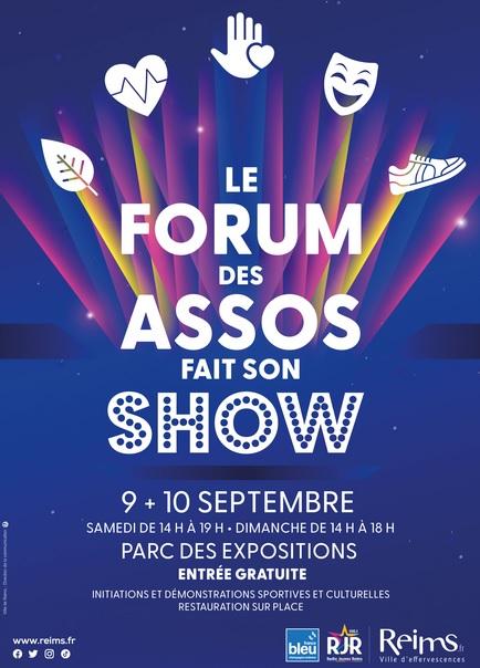 Forum des Associations (Reims, 9 et 10 septembre 2023, 14h-19h)