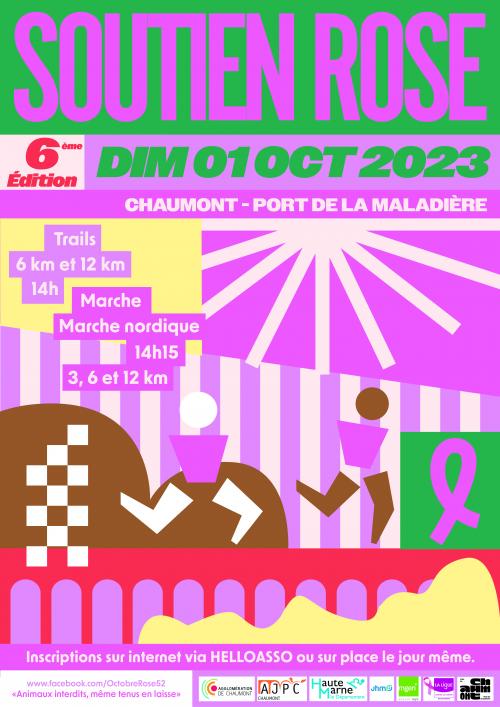 Octobre Rose : Le Soutien Rose (Dimanche 1er octobre 2023 - Chaumont, 52000, Haute-Marne)