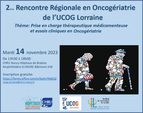 2ème Rencontre Régionale d'OncoGériatrie (Mardi 14 novembre, Nancy)